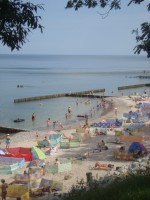 Plaża w Jarosławcu przy zejściu nr 4